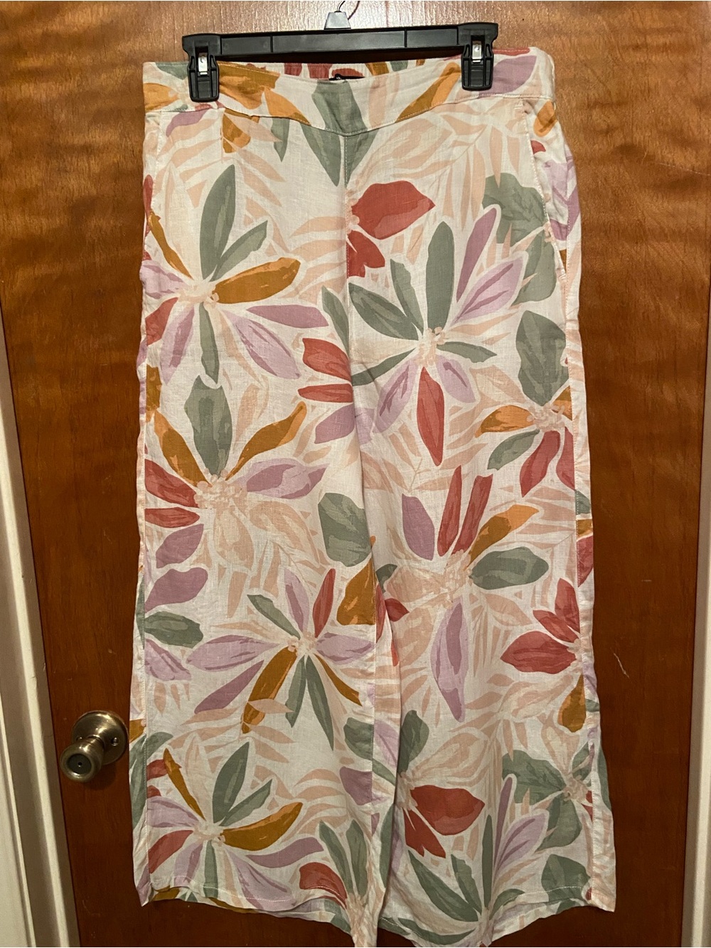 Nicolle Miller 100% Linen Extra Wide Leg Pants